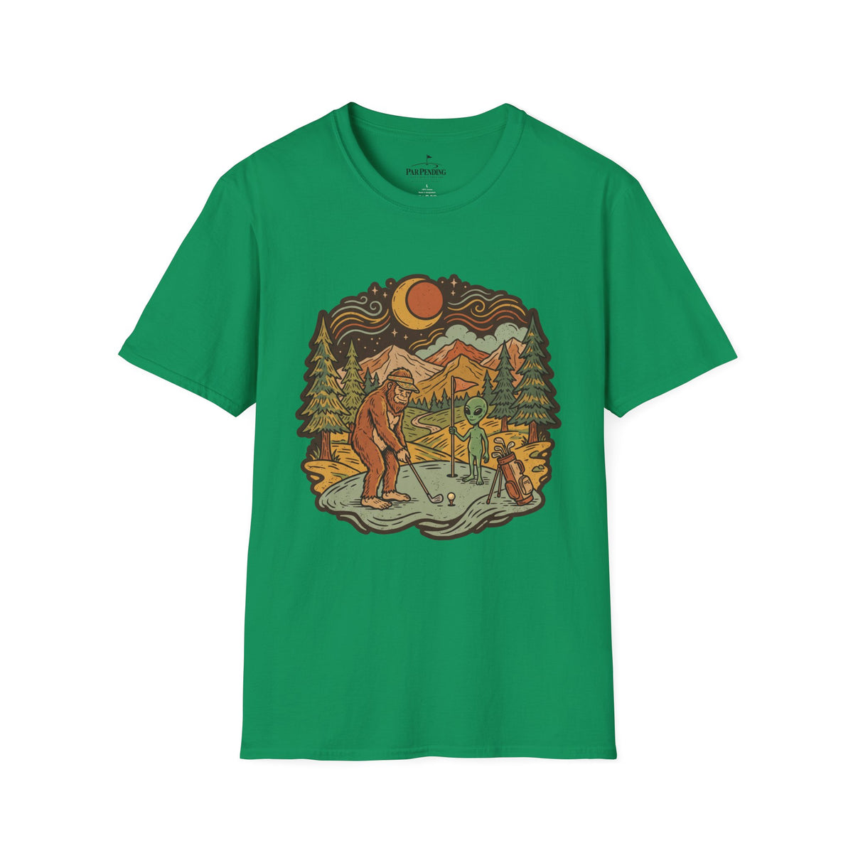 Tee Box Friends Big Foot Alien T-Shirt