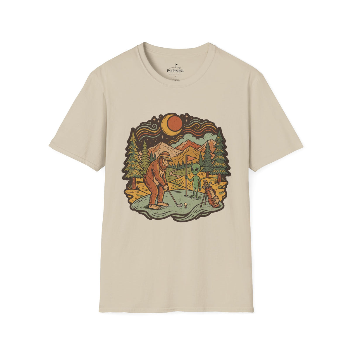 Tee Box Friends Big Foot Alien T-Shirt