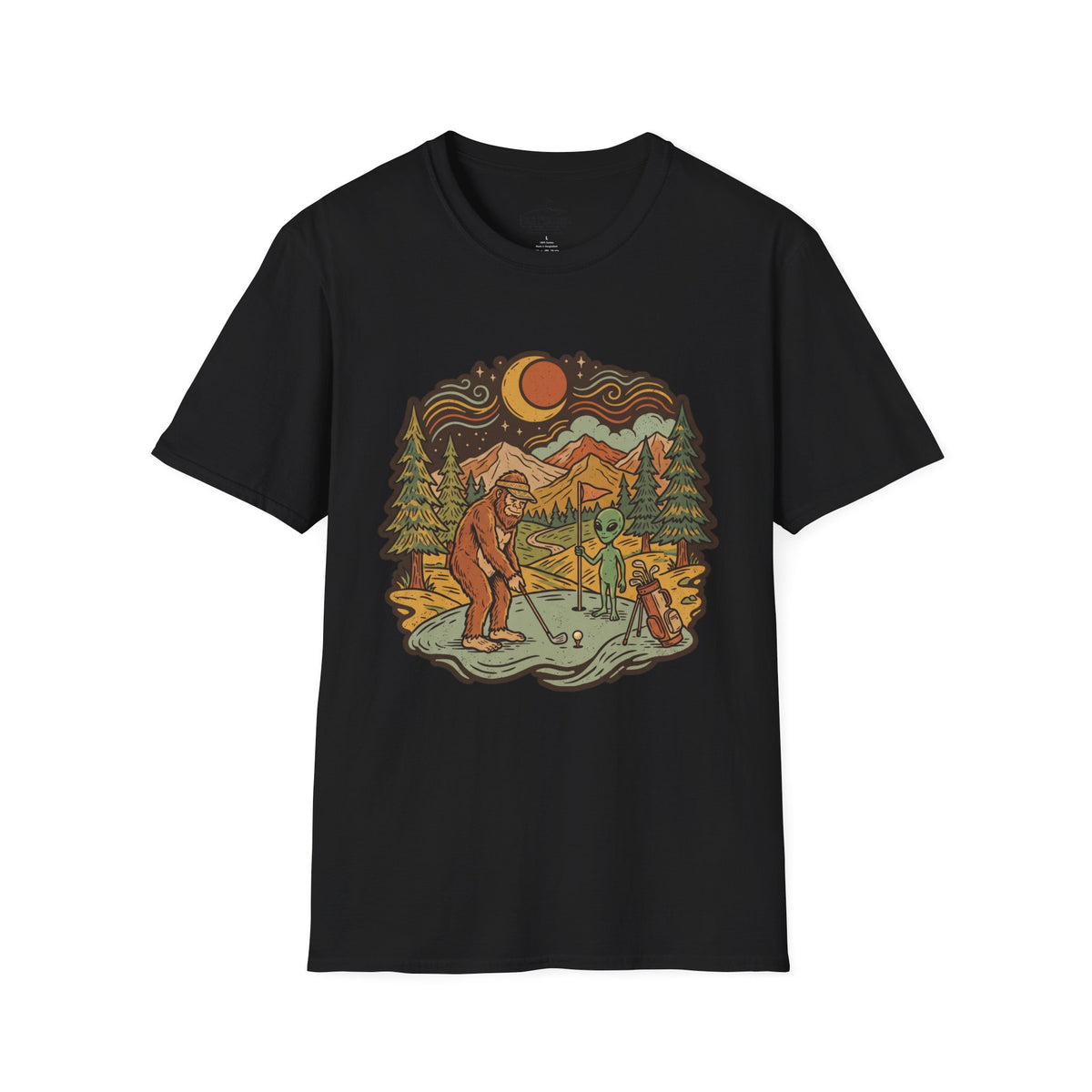 Tee Box Friends Big Foot Alien T-Shirt