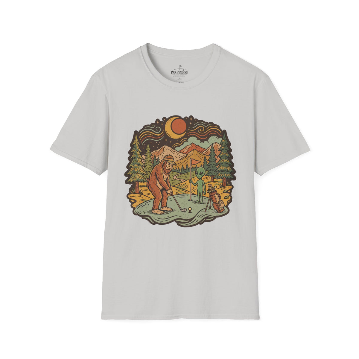 Tee Box Friends Big Foot Alien T-Shirt