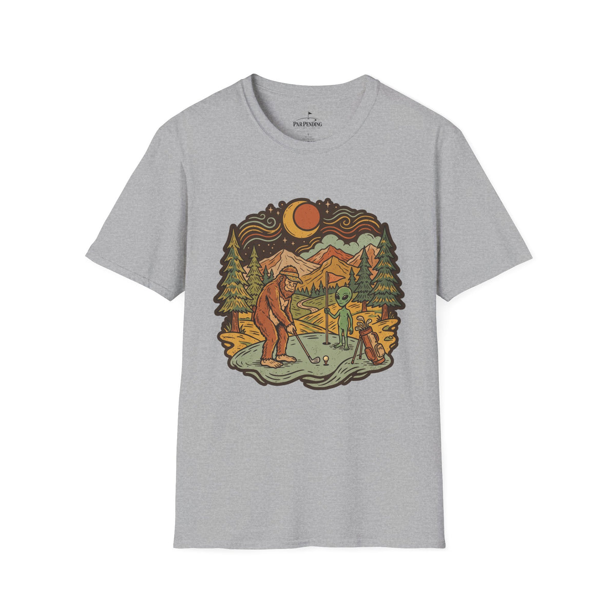 Tee Box Friends Big Foot Alien T-Shirt