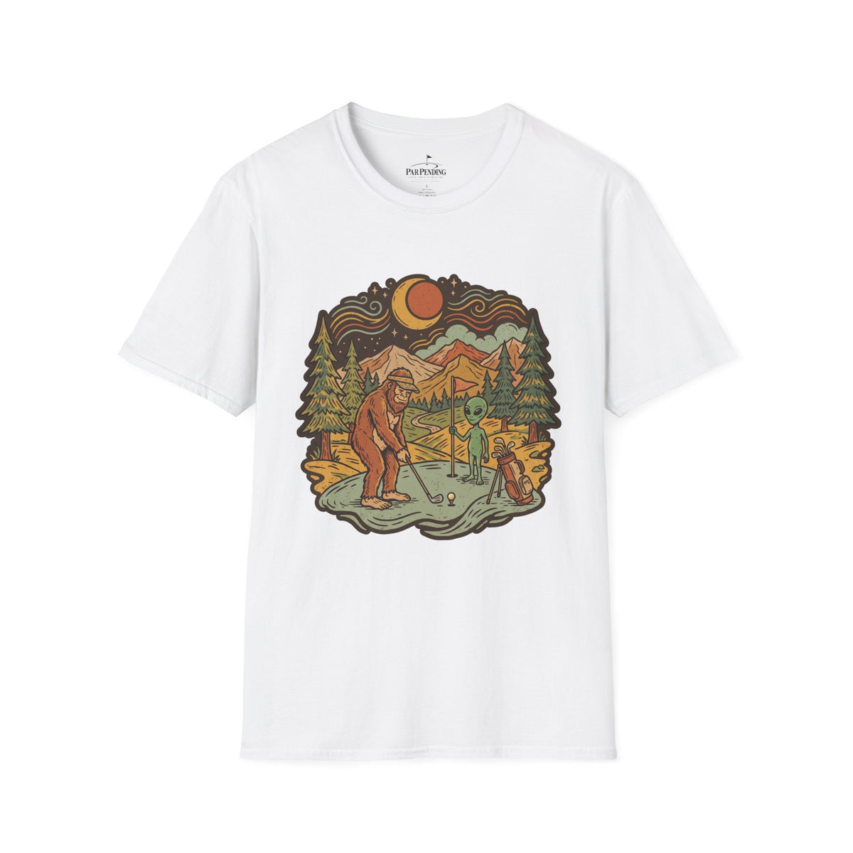 Tee Box Friends Big Foot Alien T-Shirt