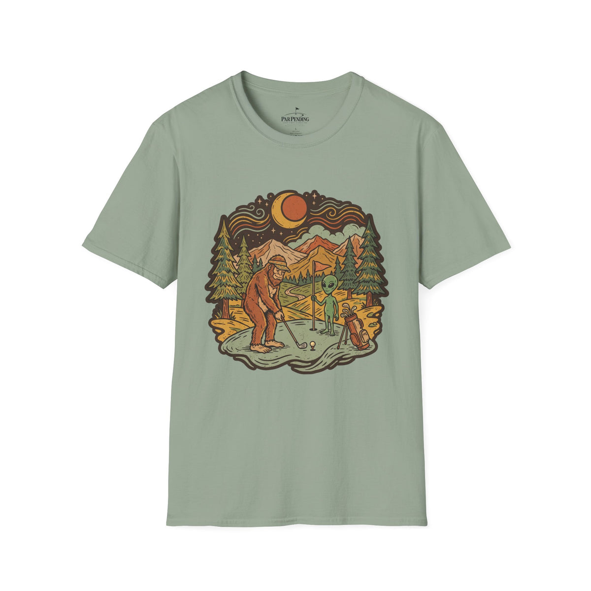 Tee Box Friends Big Foot Alien T-Shirt