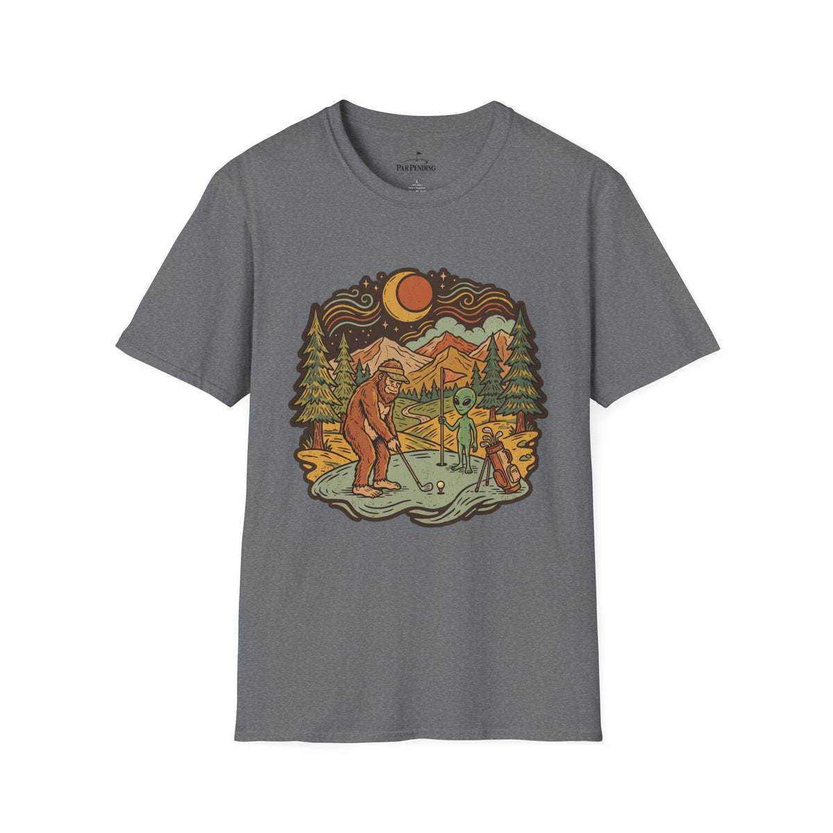 Tee Box Friends Big Foot Alien T-Shirt