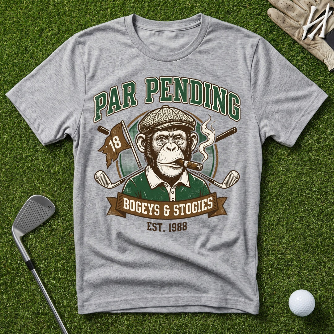 Bogeys & Stogies Ape T-Shirt in Sport Grey