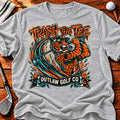 Trash The Tee Tiger T-Shirt in Sport Grey